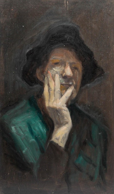 George Weissbort (1928-2013) - 20th Century Oil, The Artist in Green gallery