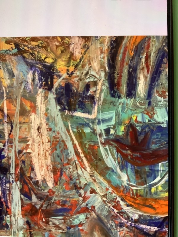 original painting on wood 24x30x2 inch deep gallery
