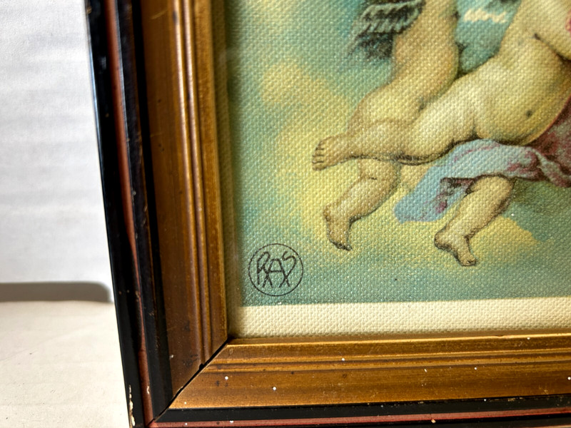 Vintage The Aranjuez Immaculate Conception Painting Canvas Picture 13" x 8" gallery