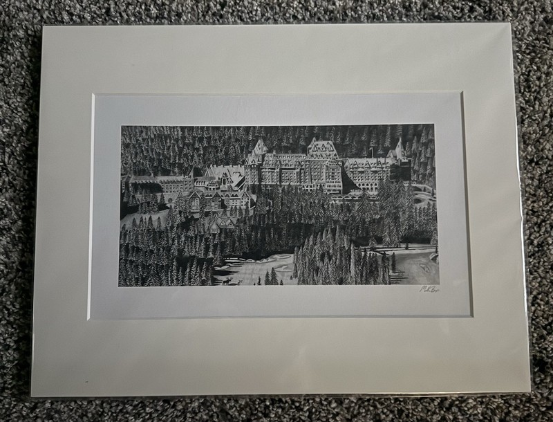 Original Artwork By Mathew Boys From New Zealand. Signed. Scene Unknown