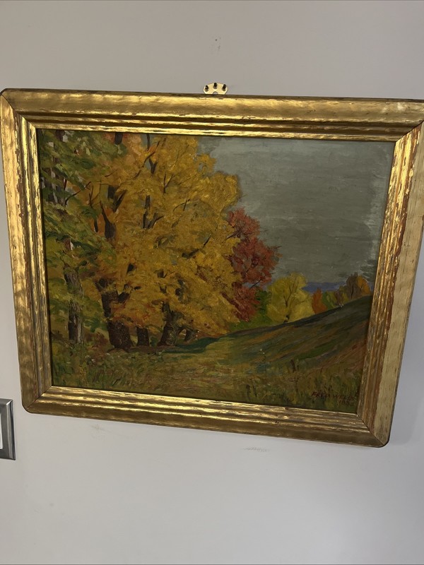 Fred Wells Landscape Oil Painting 1933 gallery
