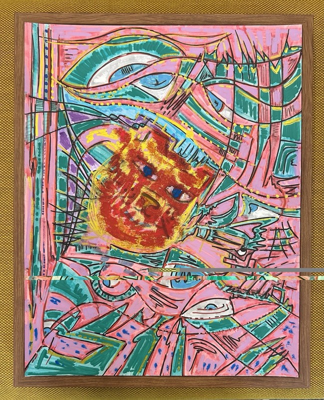 abstract art original Contemporary Modern Graffiti Expressionism Cubism