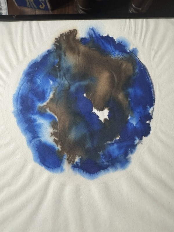 Martha Kaplan’s “The Moist Letters” Ink On Rice Paper