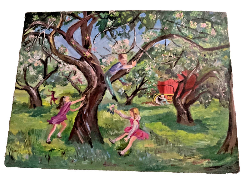 oil painting 12 x 16 based on Lawrence Beal Smith Country Gentleman print 1950