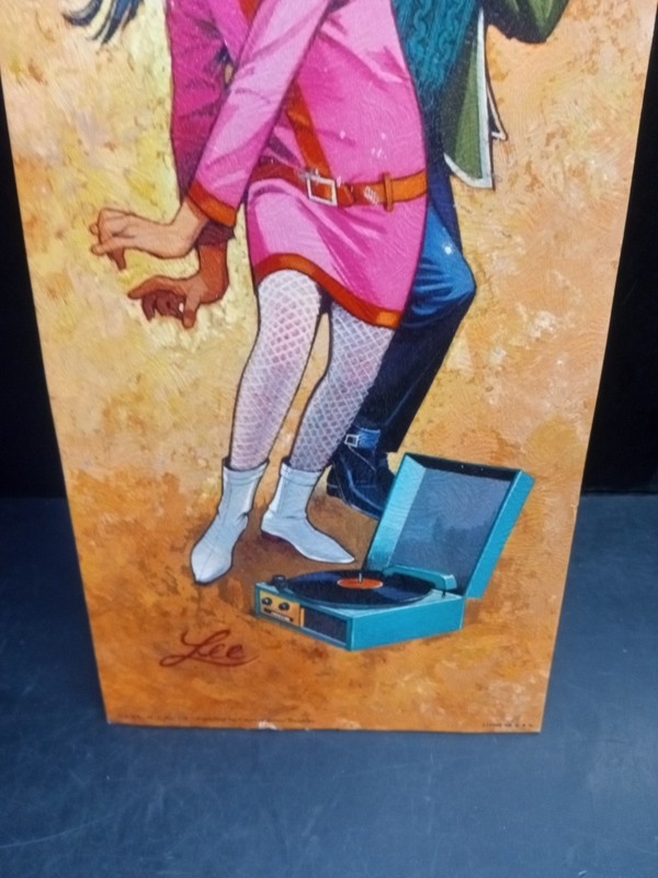 Vintage Lee Big Eyed Boy And Girl "Go-Go" Teen Rocker 1960s Retro Mod gallery