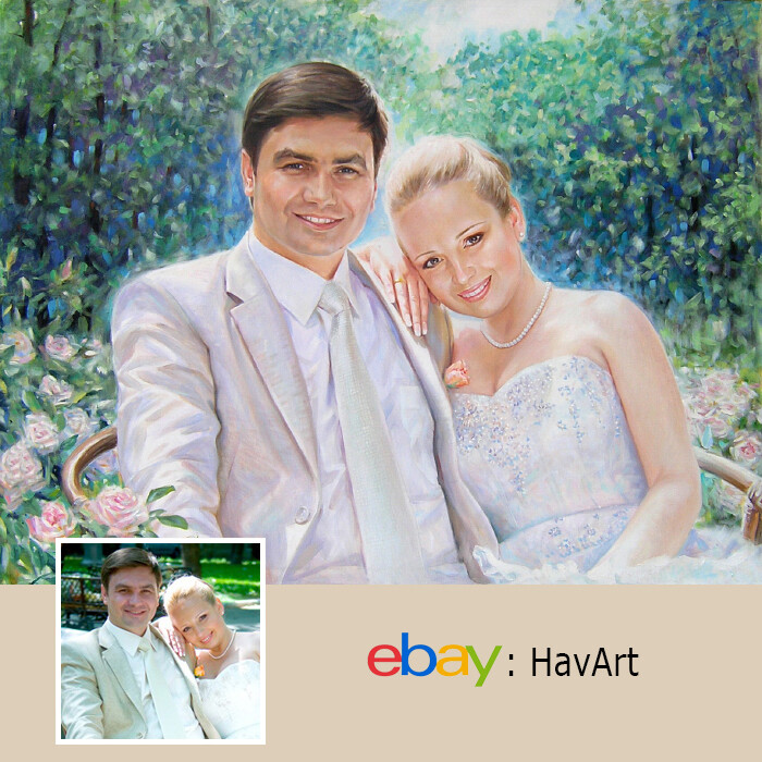 Personalized Modern Home Decor Wall Art TURN YOUR PHOTO to Custom Painting Gift gallery