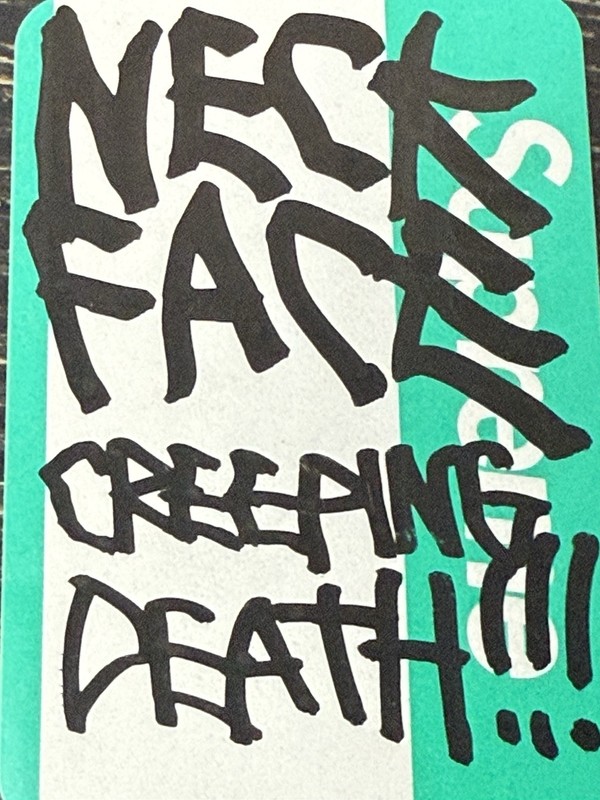 Original NASTY NECKFACE SUPREME Name Tag Graffiti Art Skate gallery