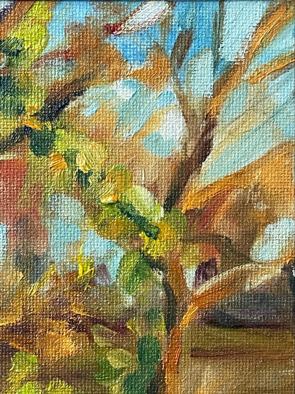 “Bridge over the creek” Original Oil painting by Ukrainian artist gallery