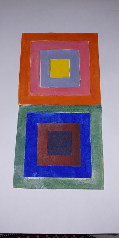 Abstract Art Wall Art Colors Box In Box
