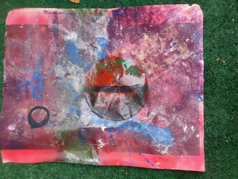 ORIGINAL GLOUCESTER CALIMAN COXE PAINTING ON PAPER KY AFRICAN AMERICAN ARTIST