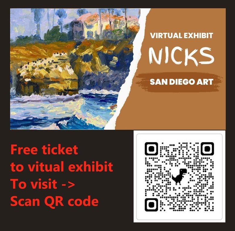 Sunset Cliffs View. Oil Painting ORIGINAL. Signed by Artist. Impressionism Art gallery
