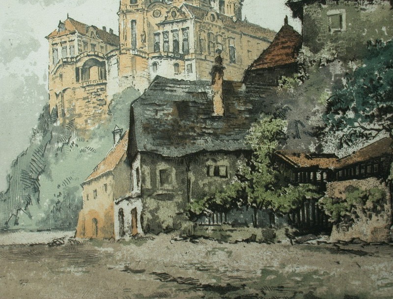 Karl Tucek (Vienna 1889-1952 ibid.) Pen Melk. gallery
