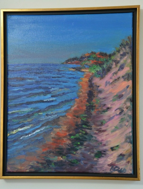 Beth Riso Original Fine Art Oil Painting – Duck Harbor – Wellfleet, Cape Cod, MA