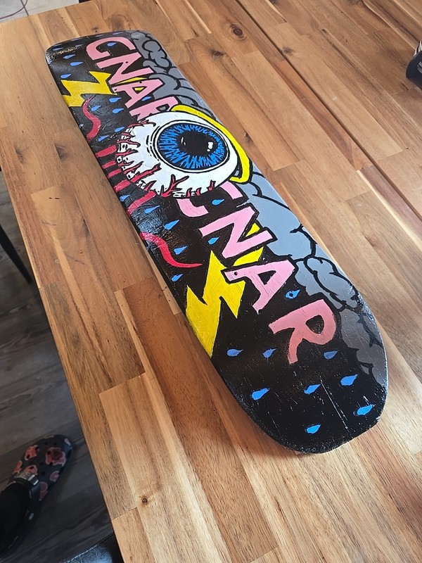 Custom Designed/painted Skateboard Deck Art gallery