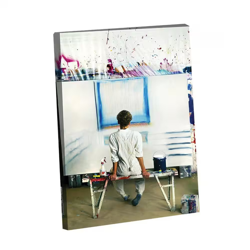 The Artist by Steven A. Heller 1-Piece Unframed Canvas Drawing Print 16 In. X 20