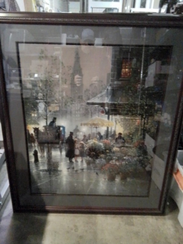 Gerald Harvey Flower Shop Painting