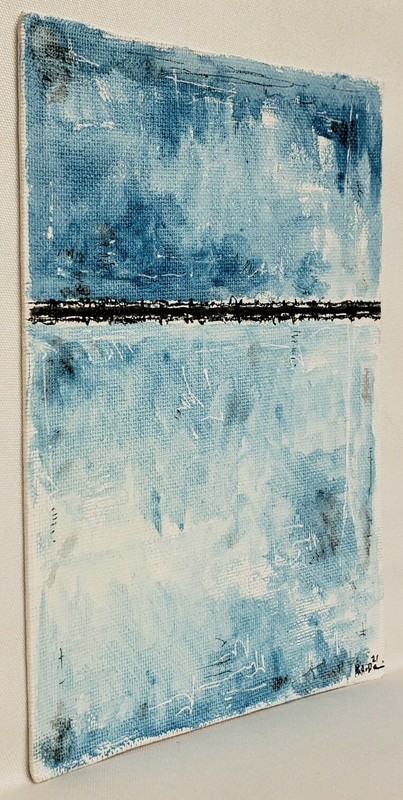 No.908 Original Abstract Urban Minimal Contemporary Painting By K.A.Davis gallery