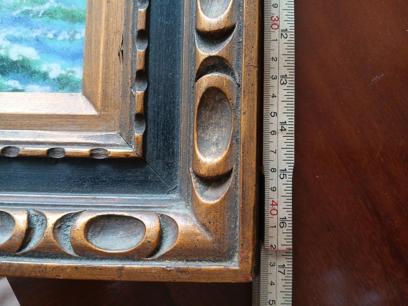 Vintage Painting Signed Raphael Enamel on Copper MCM gallery