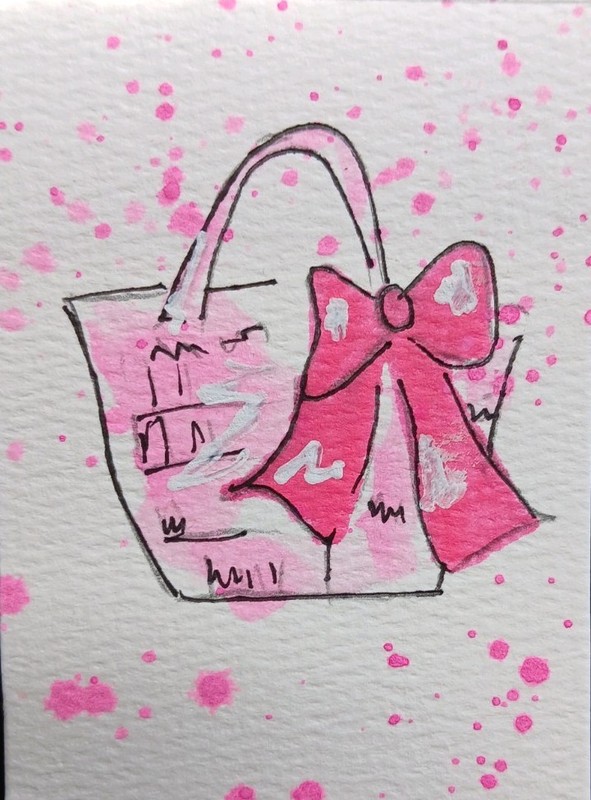 Aceo Mixed Media Art Card
