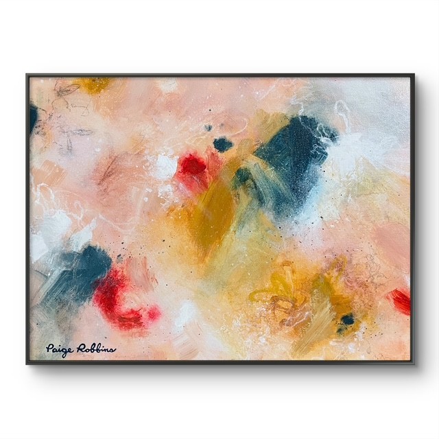 16×12 Original Modern Art Abstract Acrylic Painting Canvas Panel