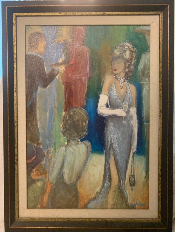 Dupre’ Painting “Platinum Blonde”