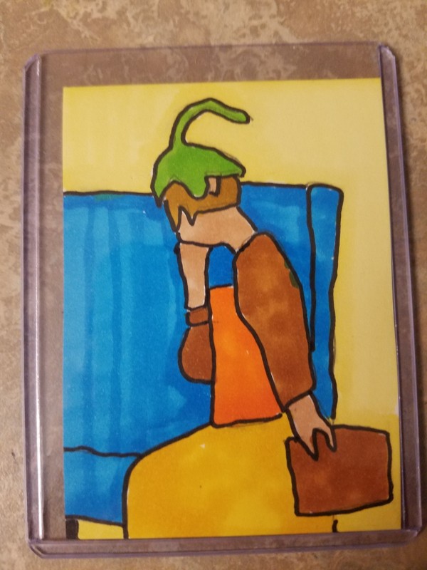 Fantasy Elf Artist Trading Card ACEO Cosplay D&D Figure Drawing Collectable