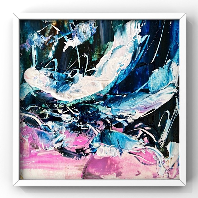 Pacific Dreamscape Abstract Art Cape Reinga New Zealand Ocean Inspired Artwork