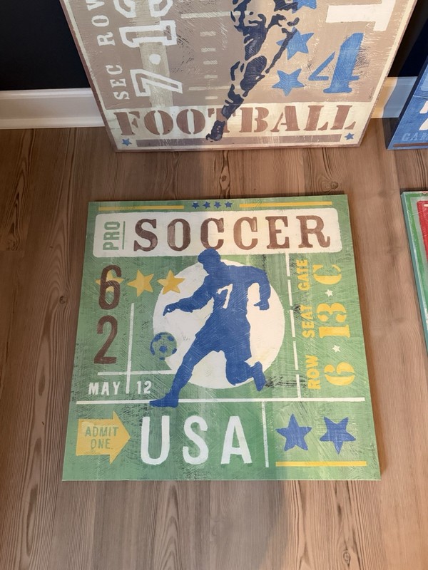 Set Of 4 Roger Groth Sports Canvas gallery