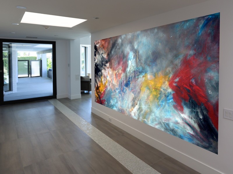 von Wening Ultra Super Size Original Modern Abstract Oil Painting Artist Direct