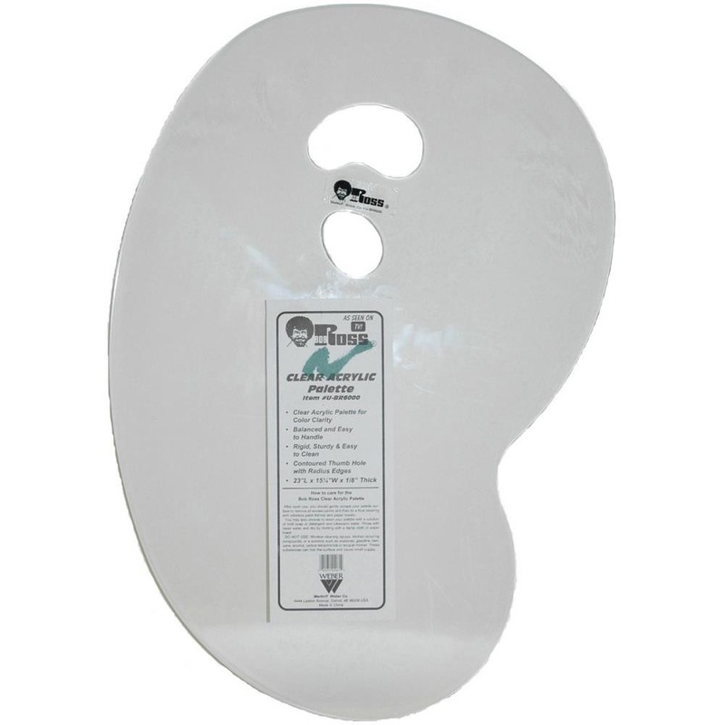 Bob Ross – Bob Ross Clear Plastic Palette (RUBR6000)