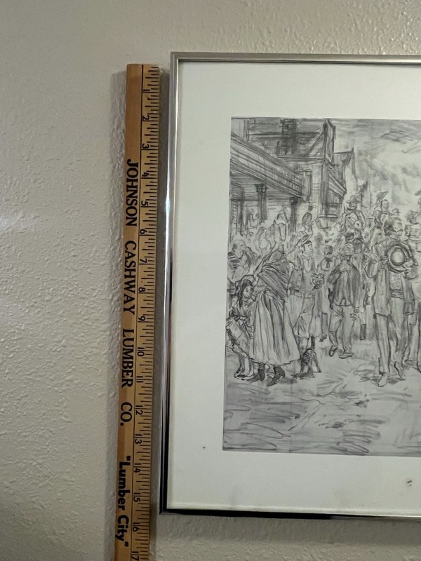 Reynold Brown Signed Lithograph Madam’s Funeral. Numbered 25/500. gallery
