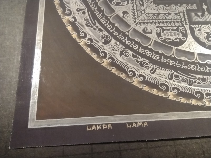 Lakpa Lama 24 K Gold Thangka Painting Nepal CH866 gallery