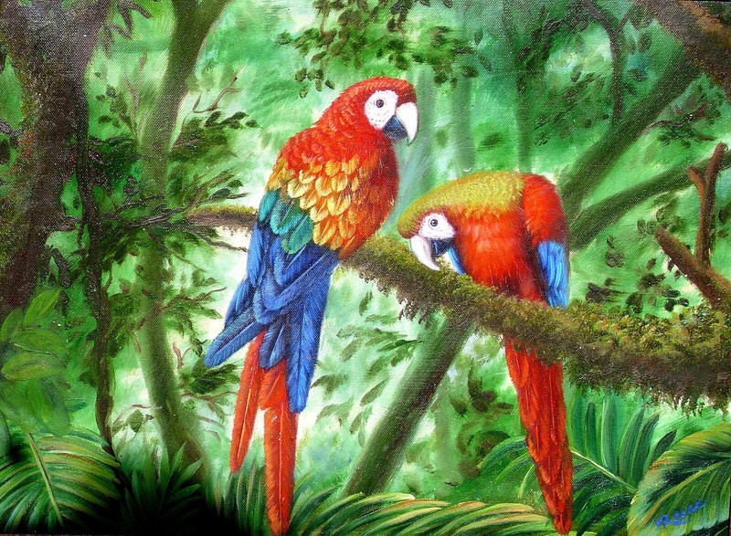 Original Oil Painting Signed Unframed