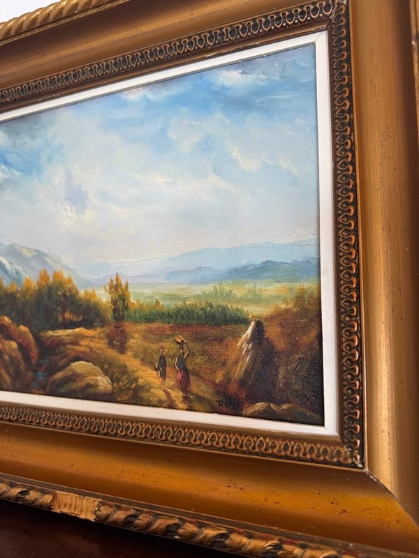 Original Oil Painting by Philipp Röth (1841–1921) – Signed Antique Landscape gallery
