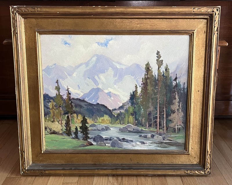 FREDERICK ZIMMERMAN Original Signed California High Sierras Oil Painting LISTED