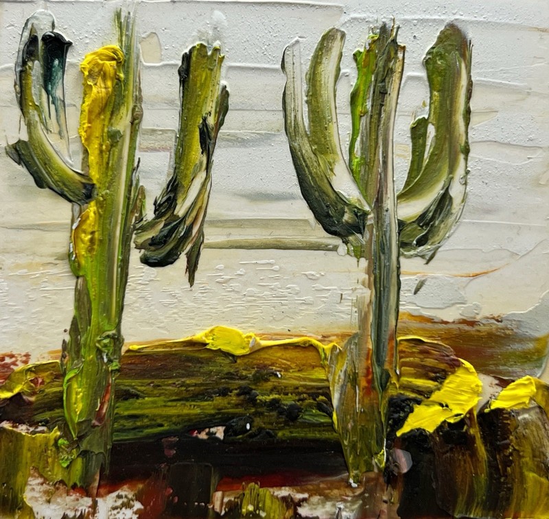 Cactus Desert Art Arizona Entryway Warm Southwest Interior Style Bedroom Decor gallery