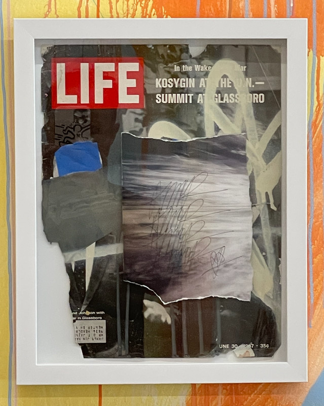 Signed Original Tiago Magro ‘Life’ Framed Urban Street Graffiti Art on Paper