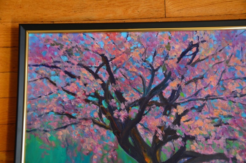 Beth Riso Fine Art Oil Painting - Spring Tree - Nyack NY Hudson Valley Rockland gallery