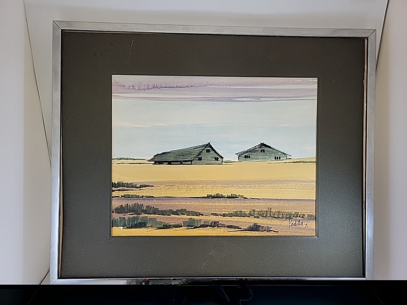 Original Watercolor by Yaqui Indian artist Stan Padilla