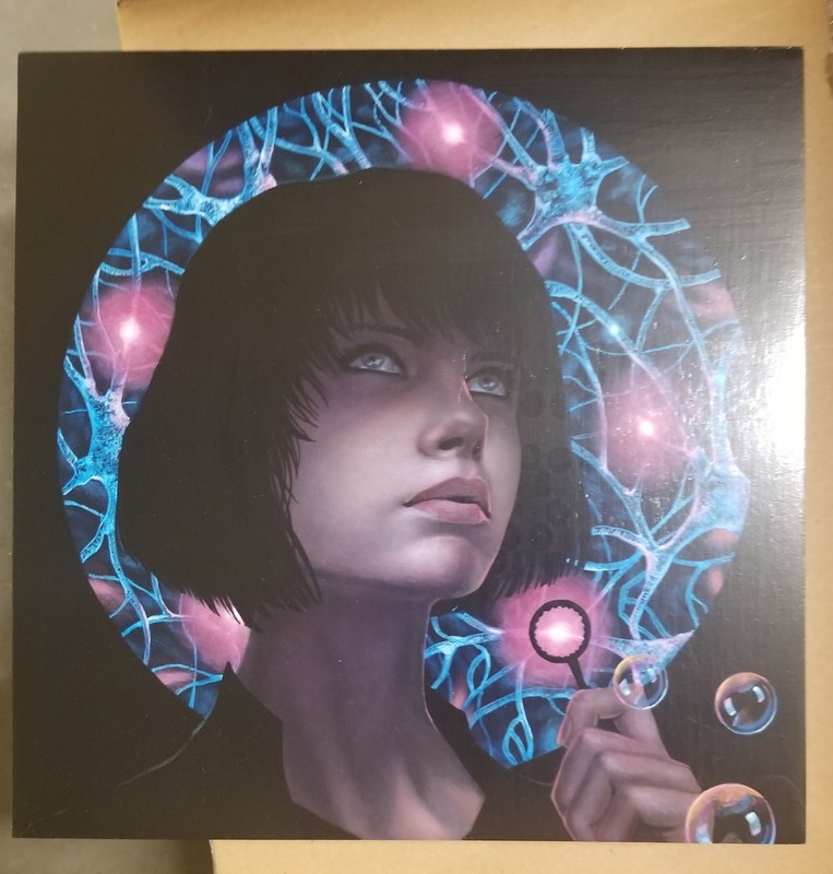 CASEY WELDON «Did you remember…?» original painting + Mark Ryden print card