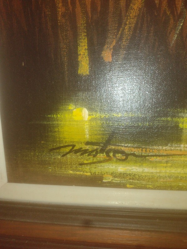 Large Ducks?/Mallards Oil On Canvas Signed Matson. gallery
