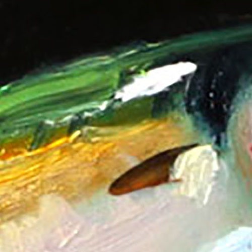 fish stylish modern art Oil painting UKRAINE DEMENKO NATALIA 8X10 gallery