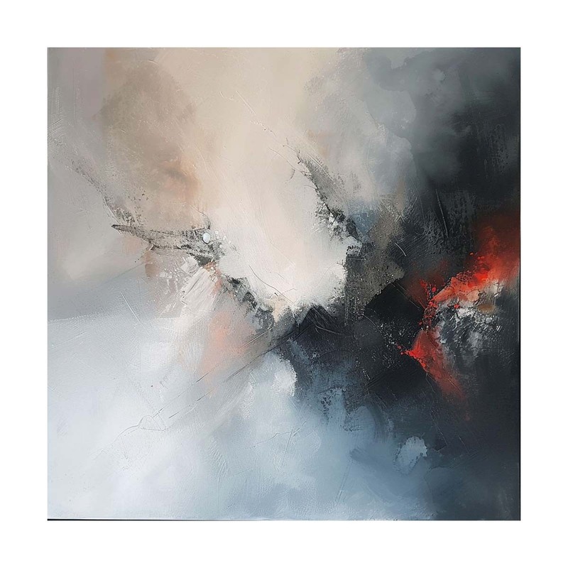 Large Textured Abstract Acrylic Oil Painting On Canvas Handmade Artwork A198