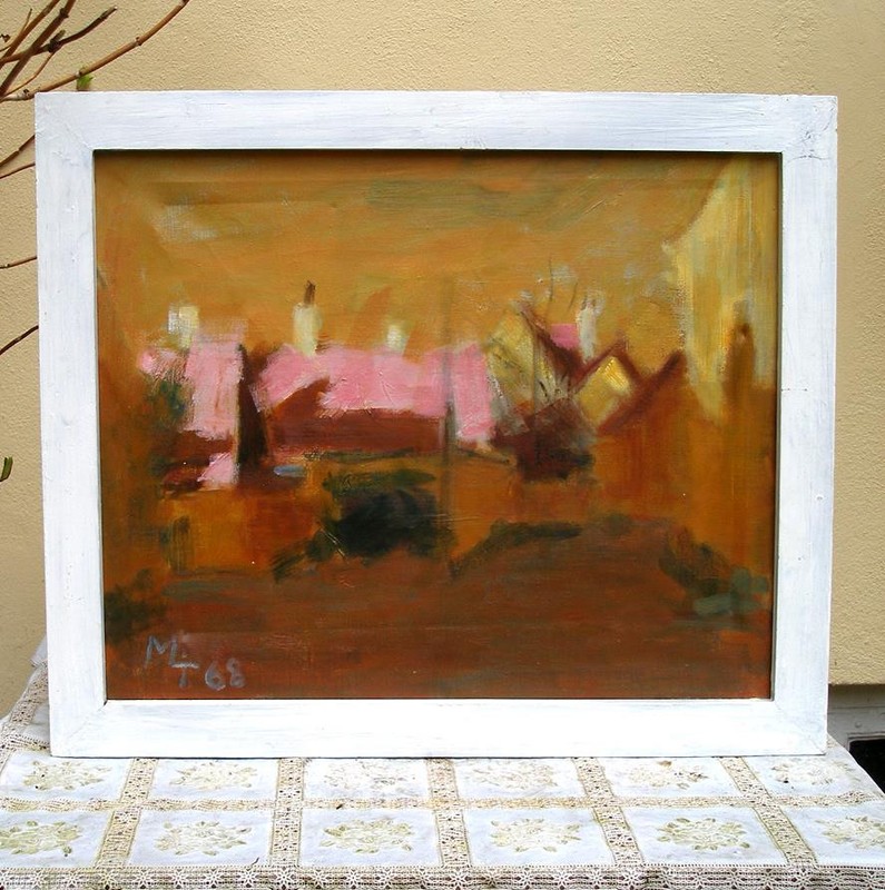 Mogens Thorsen. Warmth of Old Dragor. Seaside Town. Danish Modern, 1968.