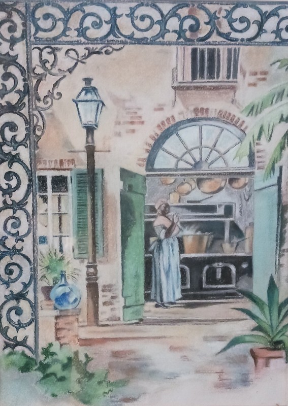 Don Fritchey, 1968 Gouache New Orleans Kitchen View gallery