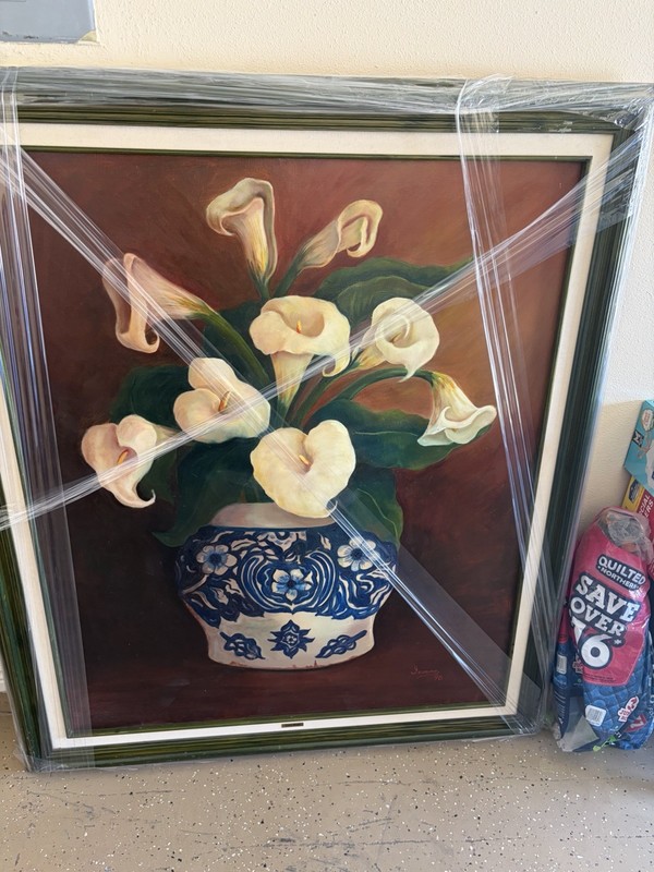 large-scale oil Canvas painting artist Ivonne Ganem Not Rivera Frida DALI