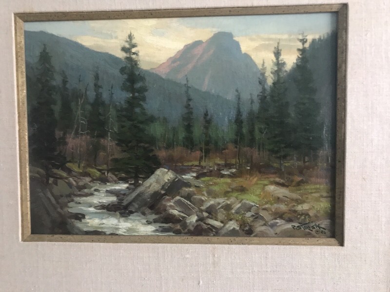 Paul Strisik, American Artist.,Original Oils on Board. Western United States  gallery