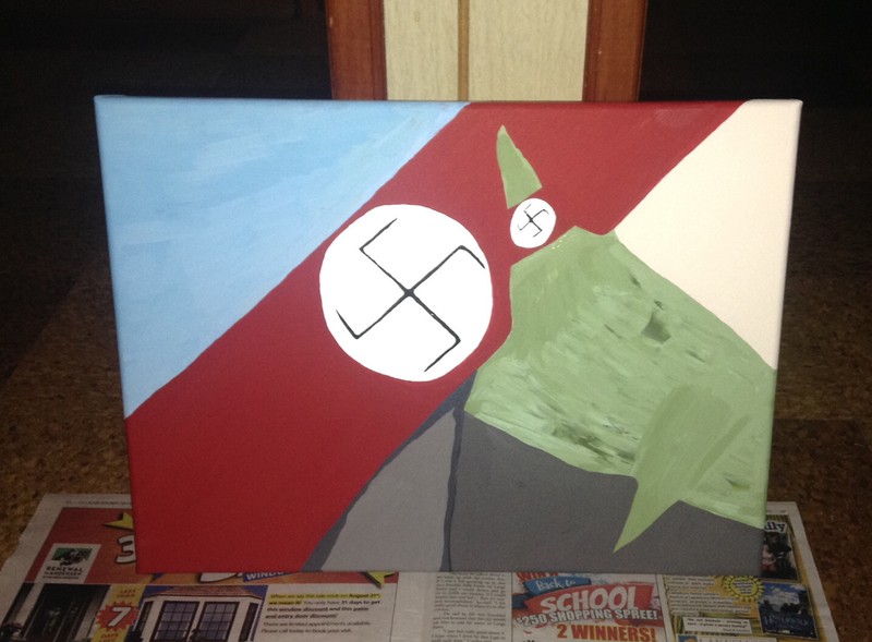 “Paramilitary” ; Acrylic Painting / Vulgar Art ; 1/of/1 Available