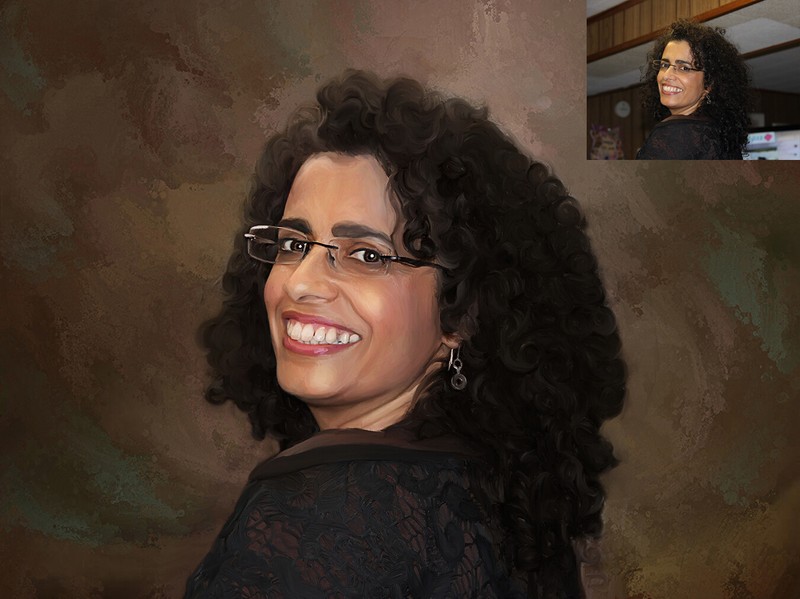 Custom Oil Portrait - Creating Digital Oil Painting Giclee from your photo gallery