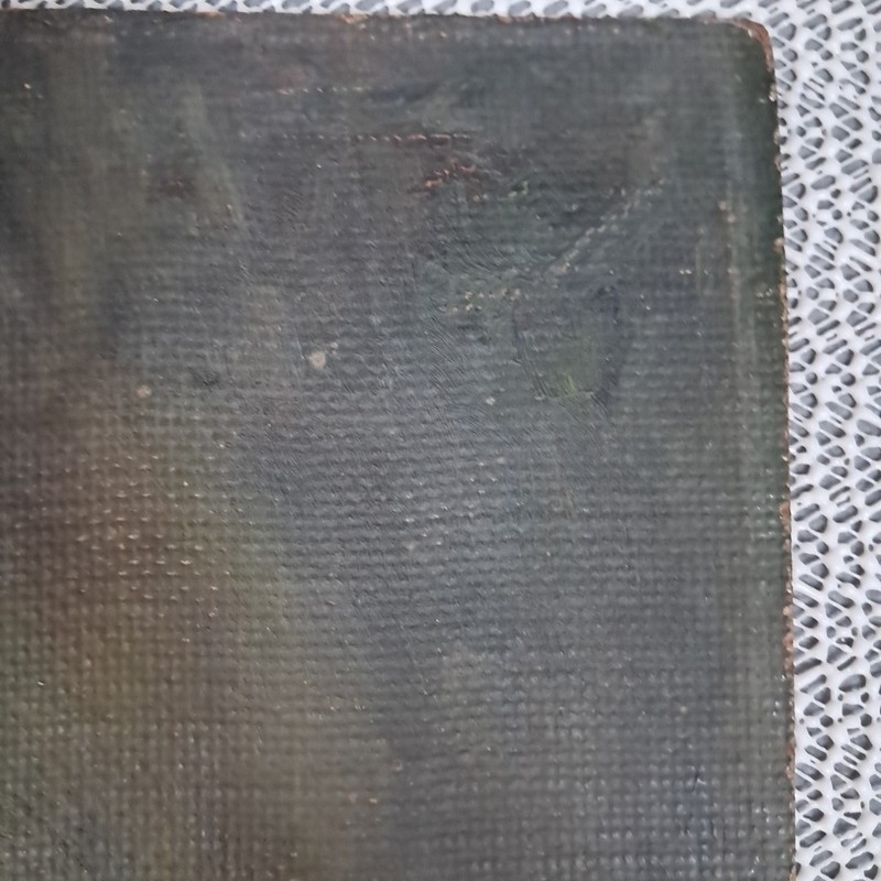 Vtg Painting Portrait Black African American Man On Board Signed Wortha Miller gallery